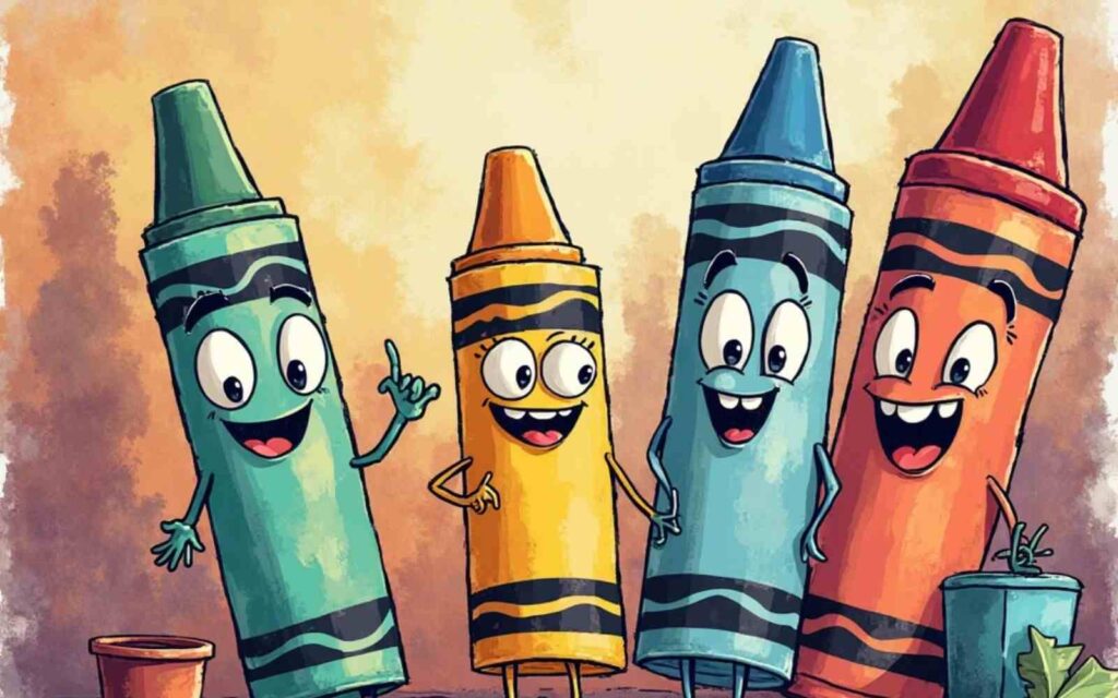 Colorful and Silly Crayon Puns