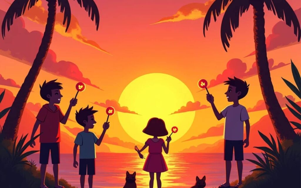 Fun Sunset Puns for Family and Friends