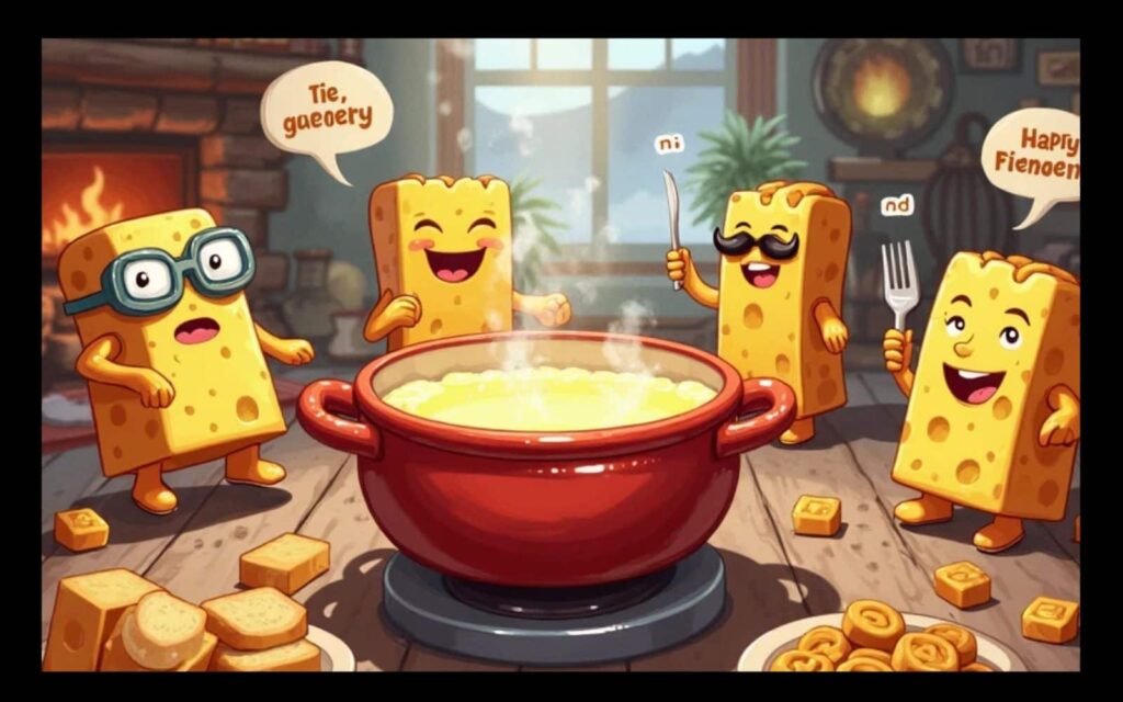 Romantic Fondue Puns