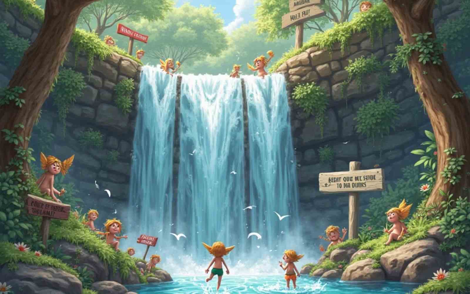 Waterfall Puns